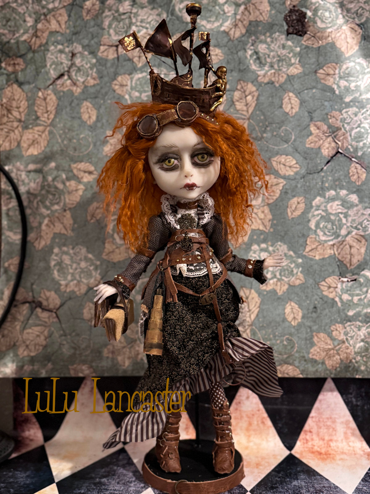 Eaton Constant Steampunk Vampire Original LuLu Lancaster Art Doll