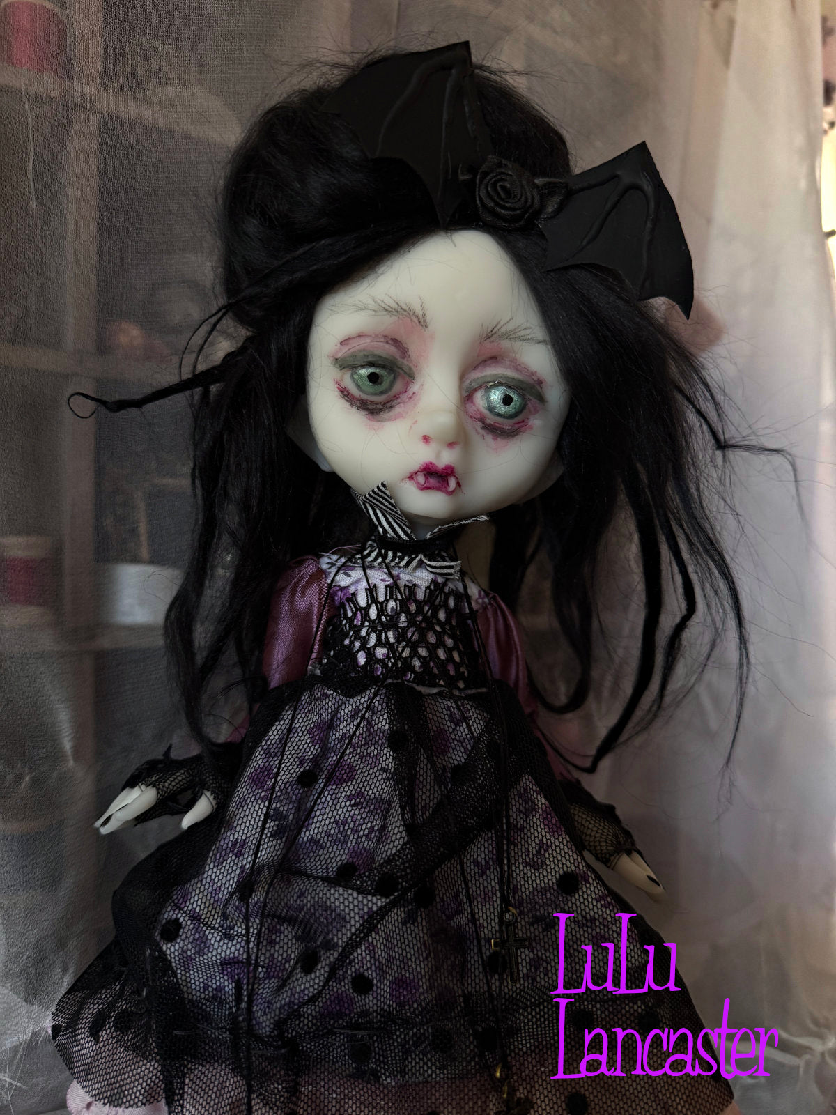 Eleanor Goth Vampire Mini Original LuLu Lancaster Art Doll