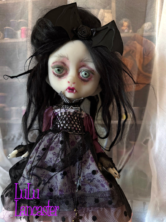 Eleanor Goth Vampire Mini Original LuLu Lancaster Art Doll