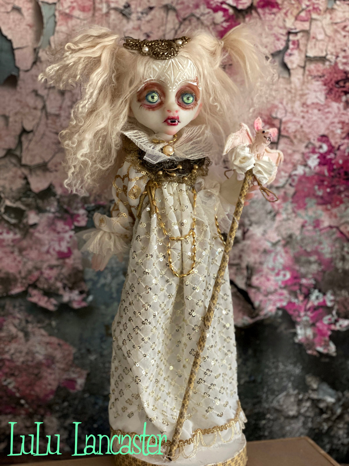Fangine the winter vampire Original LuLu Lancaster Art Doll