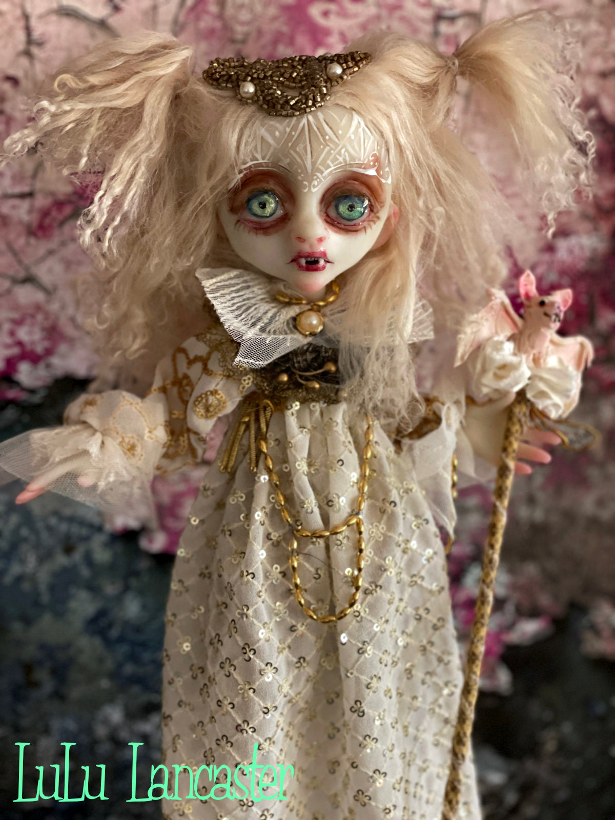 Fangine the winter vampire Original LuLu Lancaster Art Doll