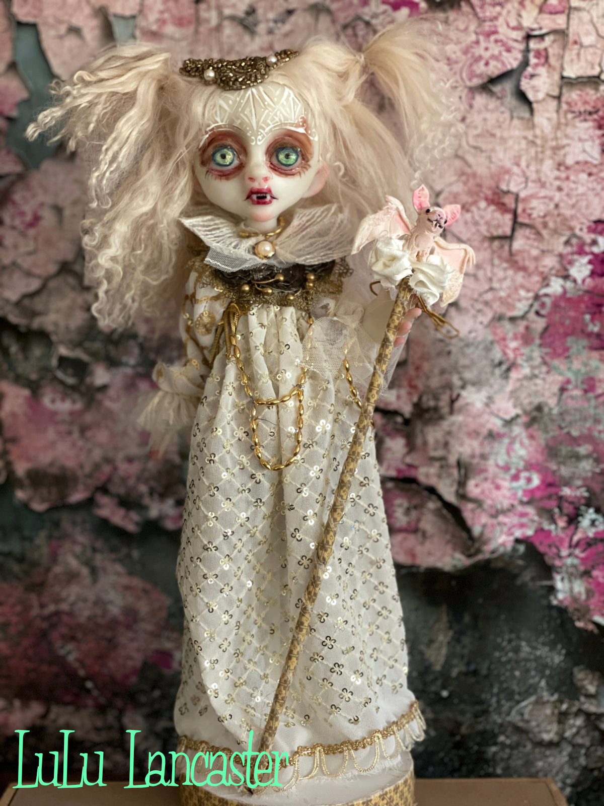 Fangine the winter vampire Original LuLu Lancaster Art Doll