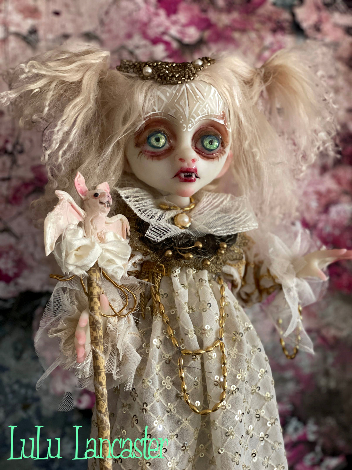 Fangine the winter vampire Original LuLu Lancaster Art Doll