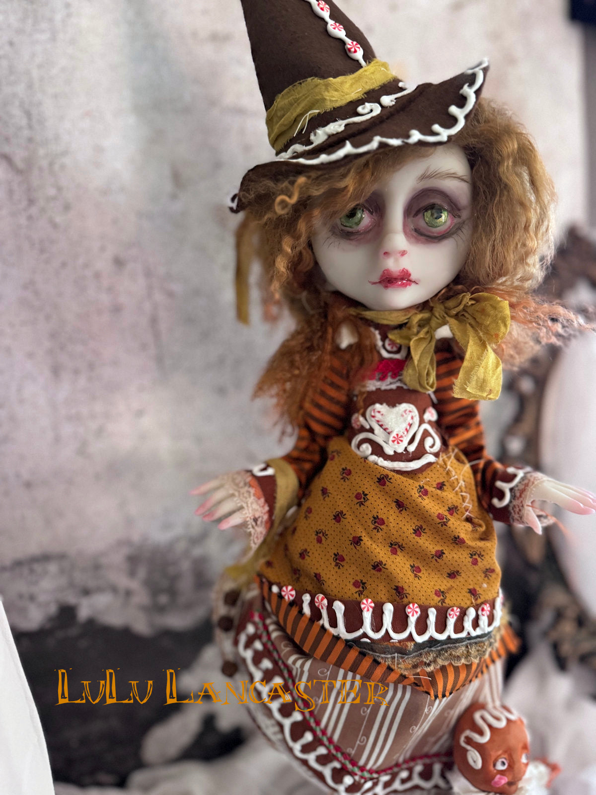 Gingerbread Witch Original LuLu Lancaster Art Doll