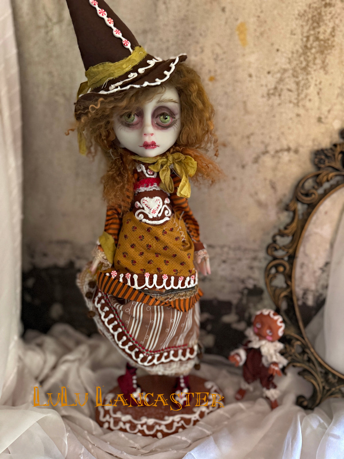 Gingerbread Witch Original LuLu Lancaster Art Doll