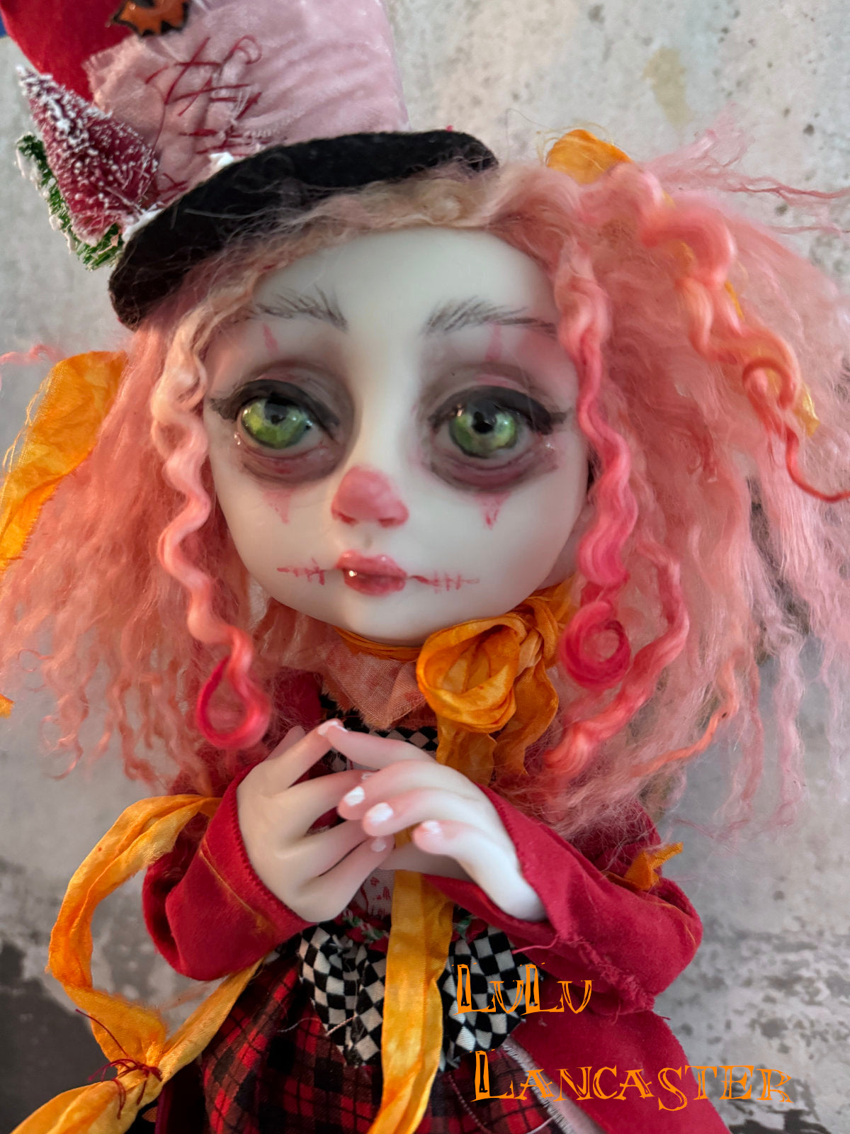 Greta Gothmas Holidays collide Original LuLu Lancaster Art Doll