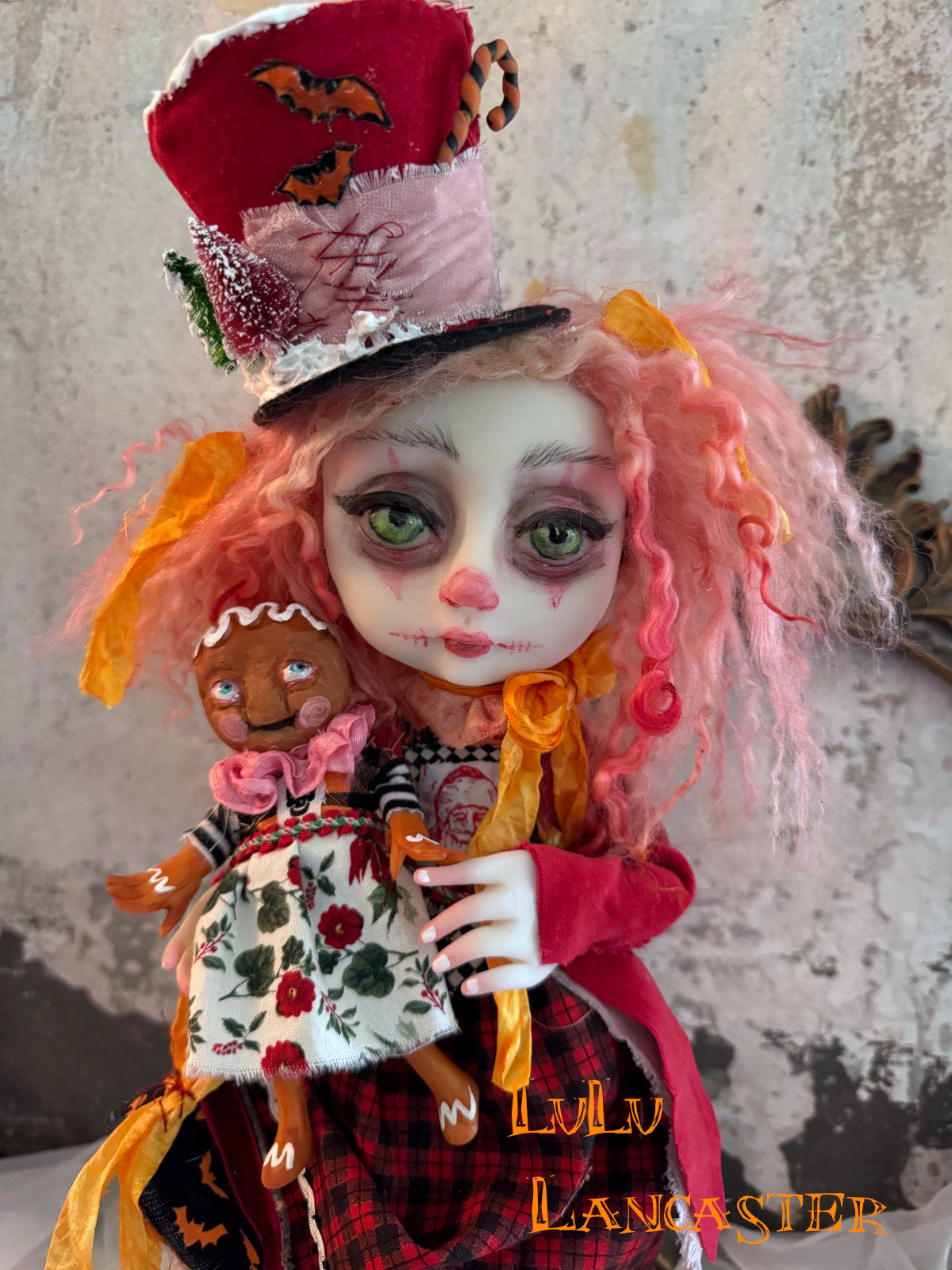 Greta Gothmas Holidays collide Original LuLu Lancaster Art Doll