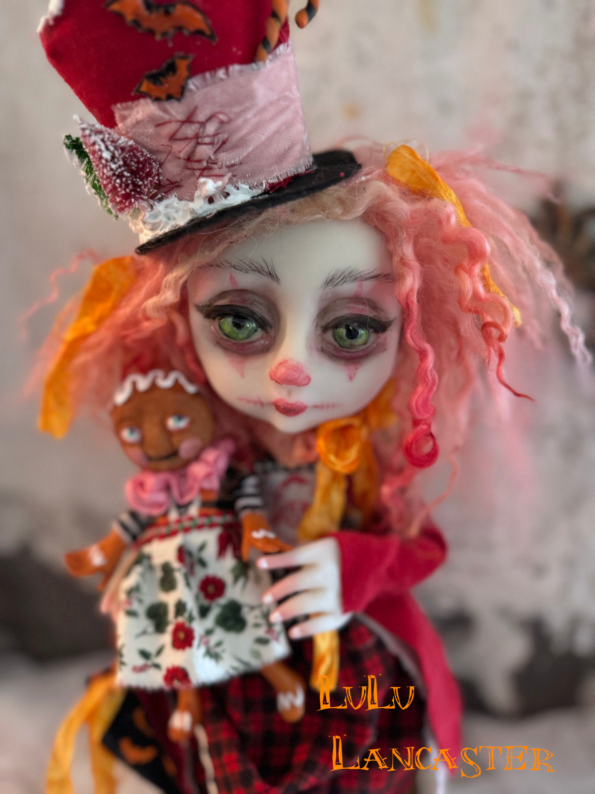 Greta Gothmas Holidays collide Original LuLu Lancaster Art Doll