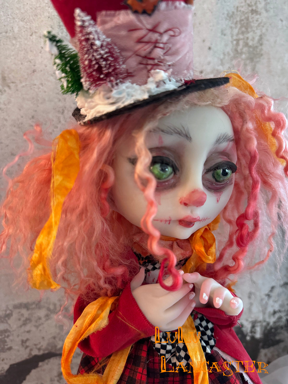 Greta Gothmas Holidays collide Original LuLu Lancaster Art Doll