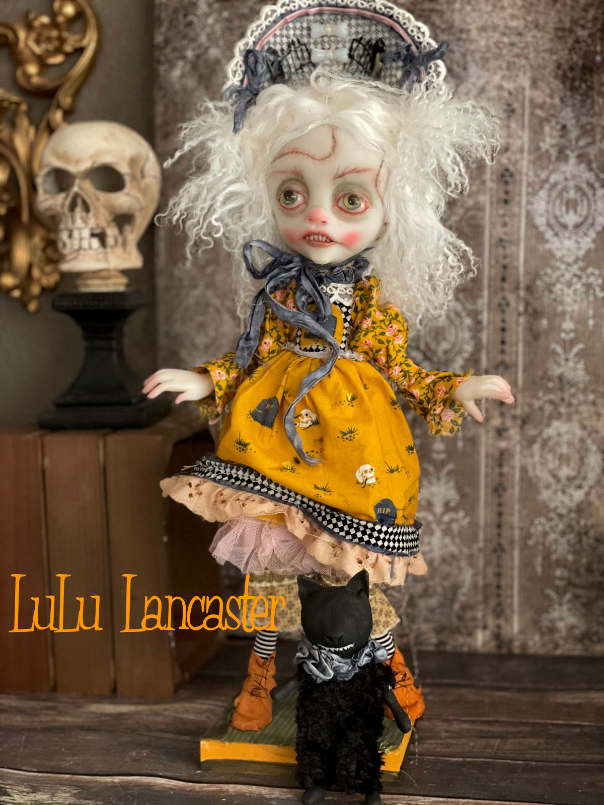 Gretchen Ghoulia Halloween Original LuLu Lancaster Art Doll