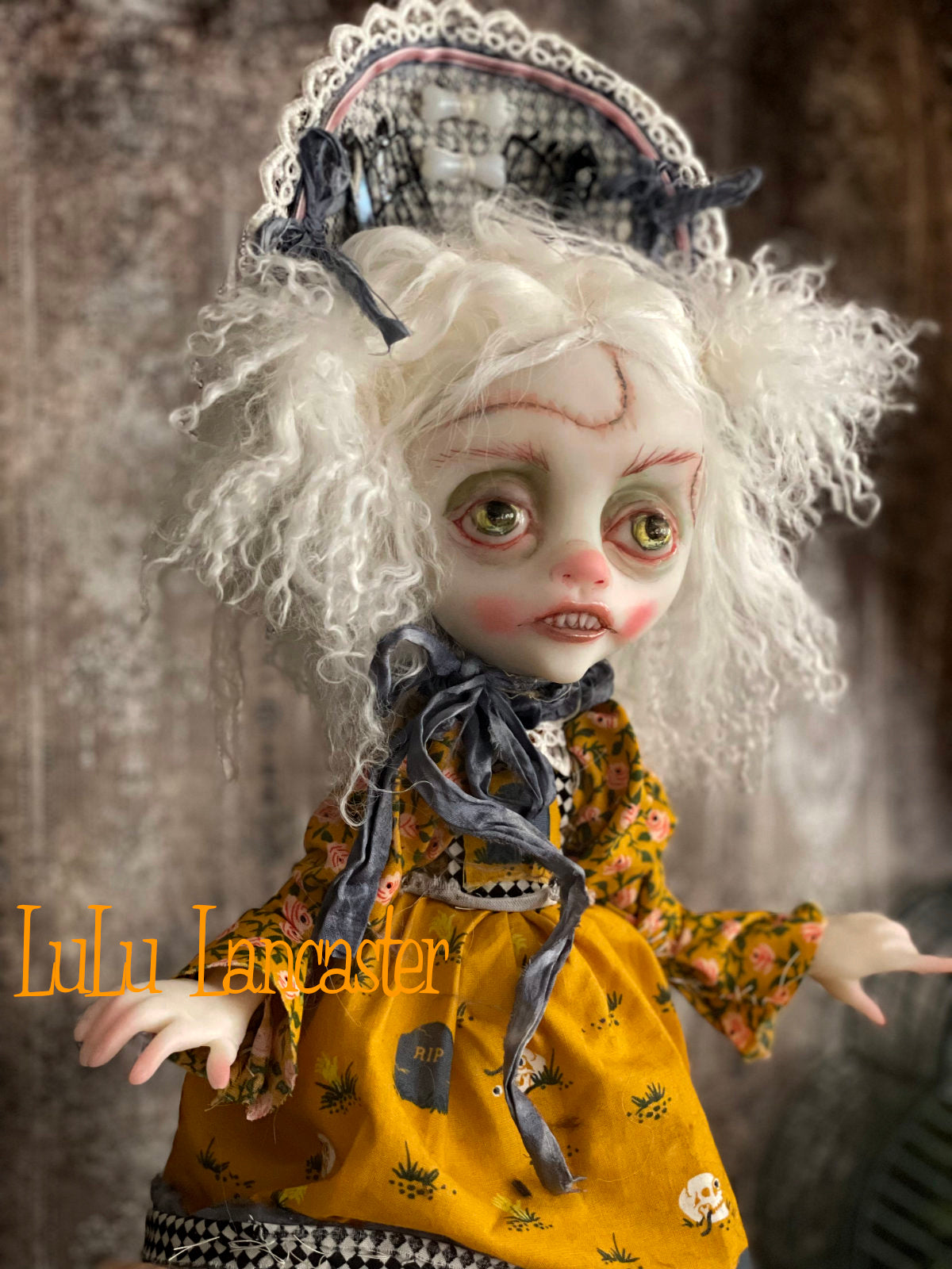 Gretchen Ghoulia Halloween Original LuLu Lancaster Art Doll