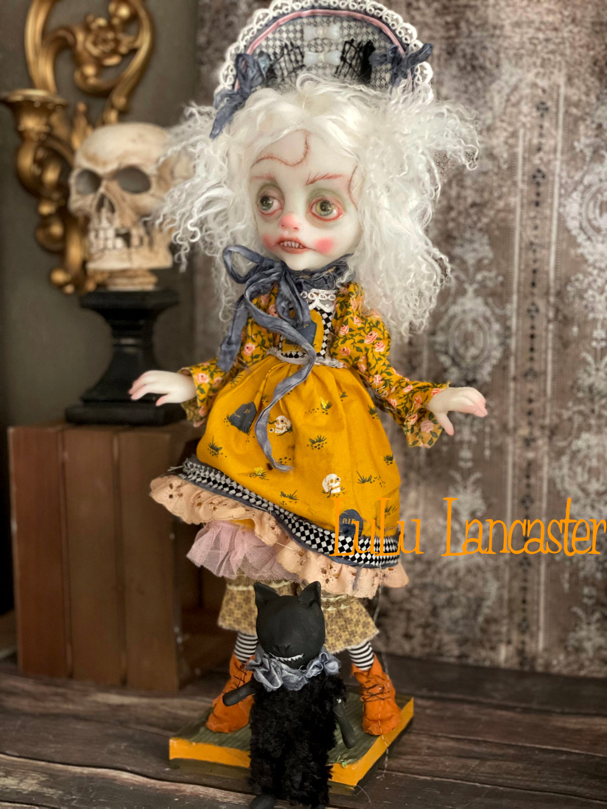 Gretchen Ghoulia Halloween Original LuLu Lancaster Art Doll