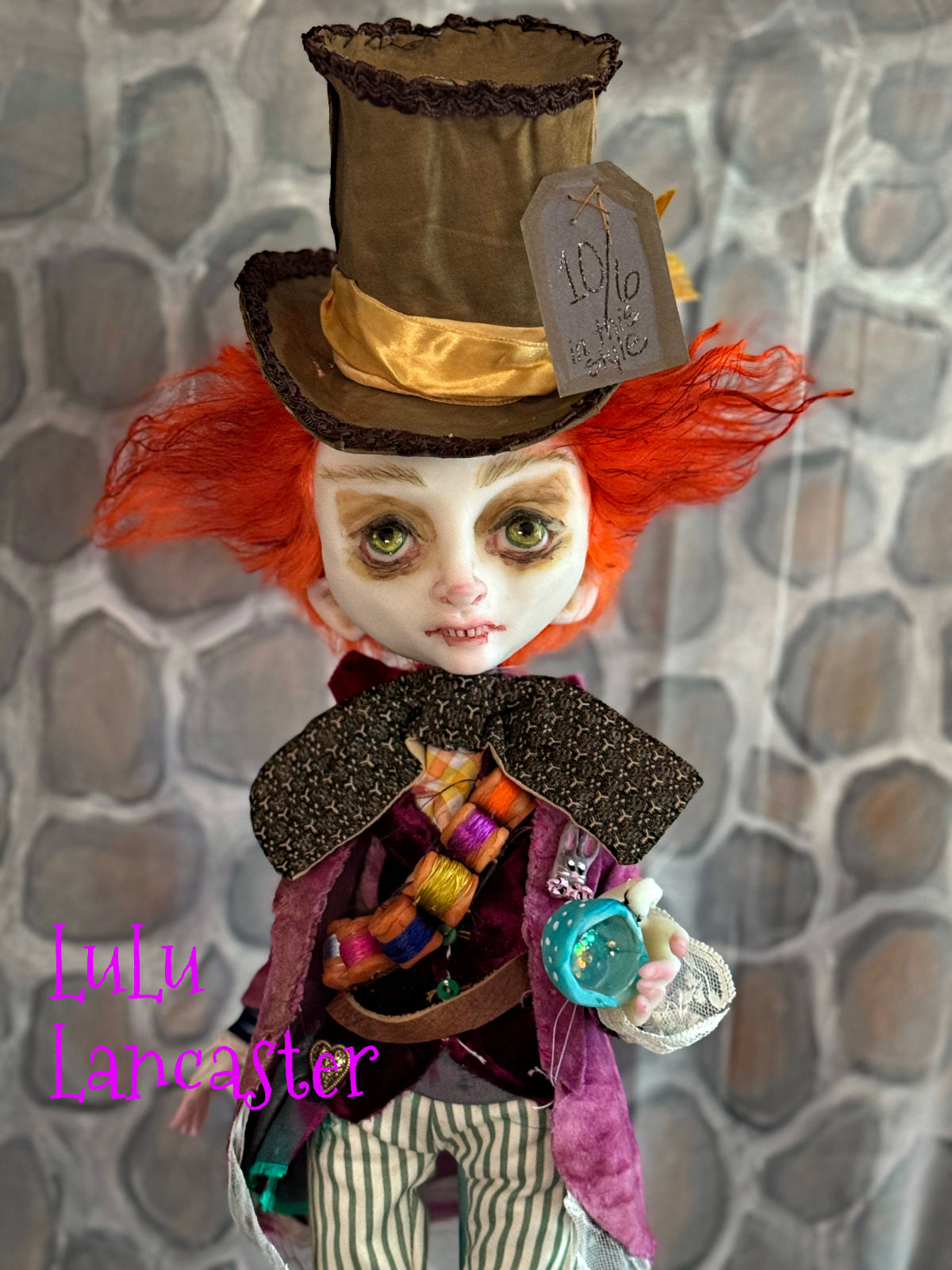 Mad Hatter Wonderland Original LuLu Lancaster Art Doll