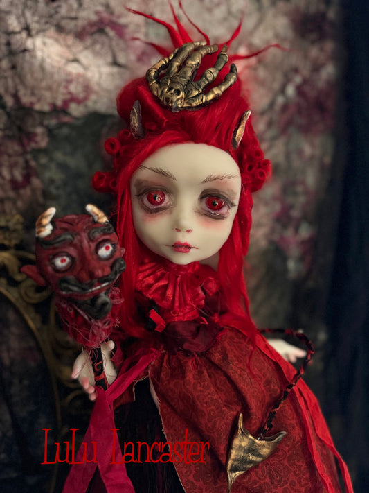 Inferna the Devil ~Halloween Goth ~Original LuLu Lancaster Art Doll
