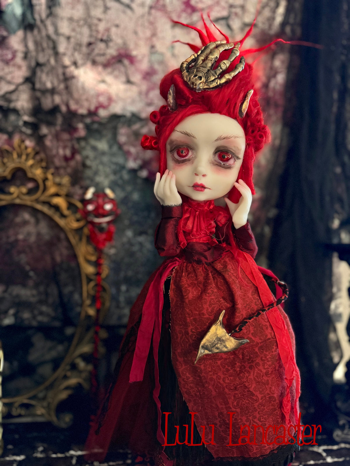 Inferna the Devil ~Halloween Goth ~Original LuLu Lancaster Art Doll
