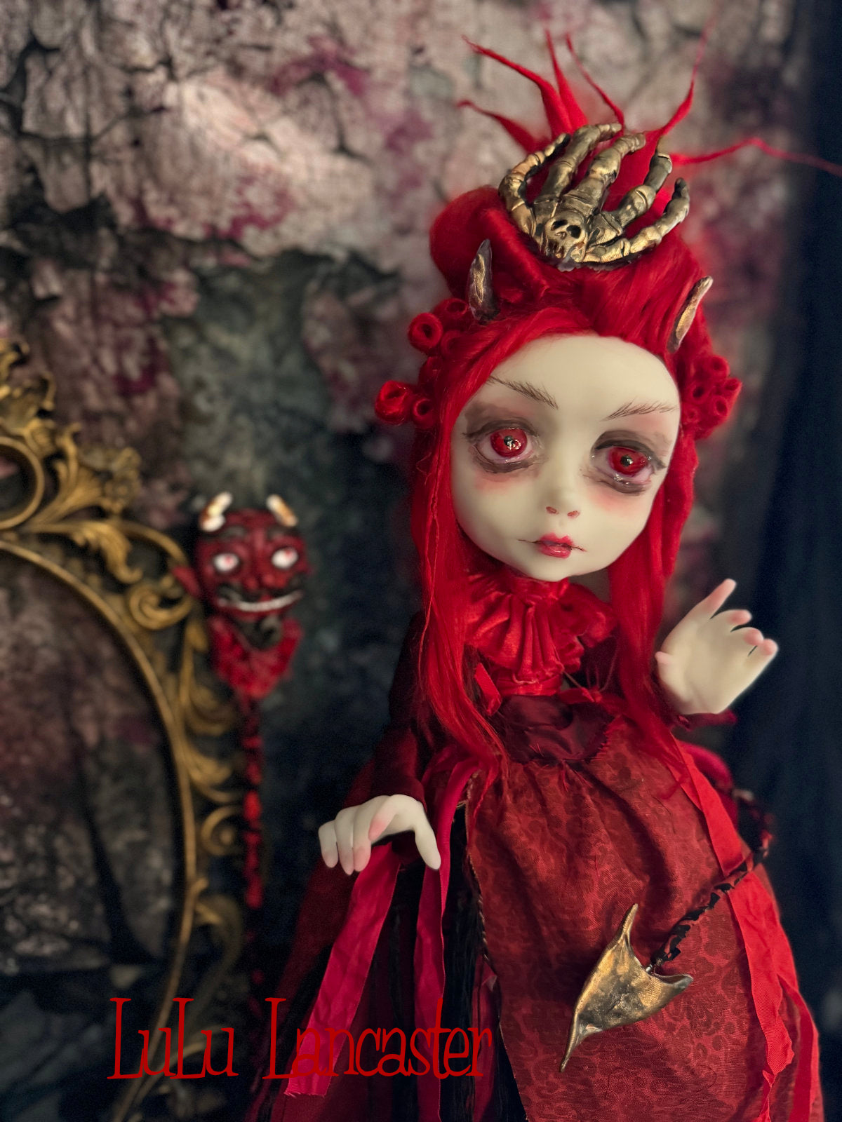 Inferna the Devil ~Halloween Goth ~Original LuLu Lancaster Art Doll