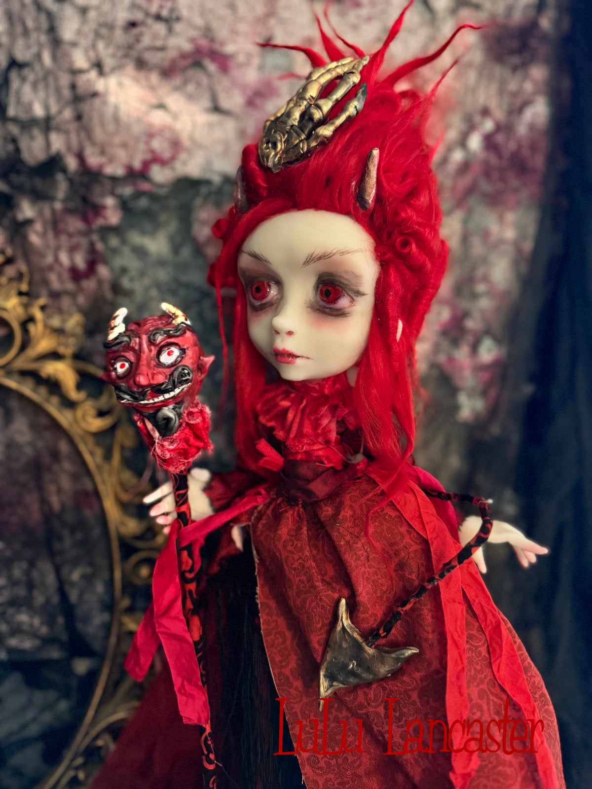 Inferna the Devil ~Halloween Goth ~Original LuLu Lancaster Art Doll