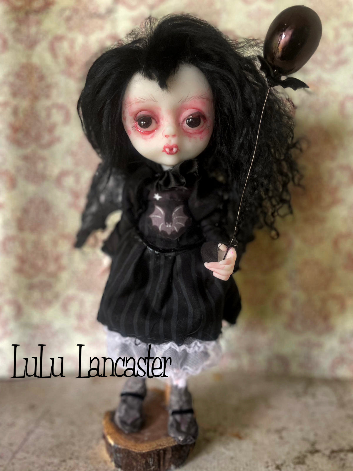 Jett Mini Vampire bat Goth Original LuLu Lancaster Art Doll