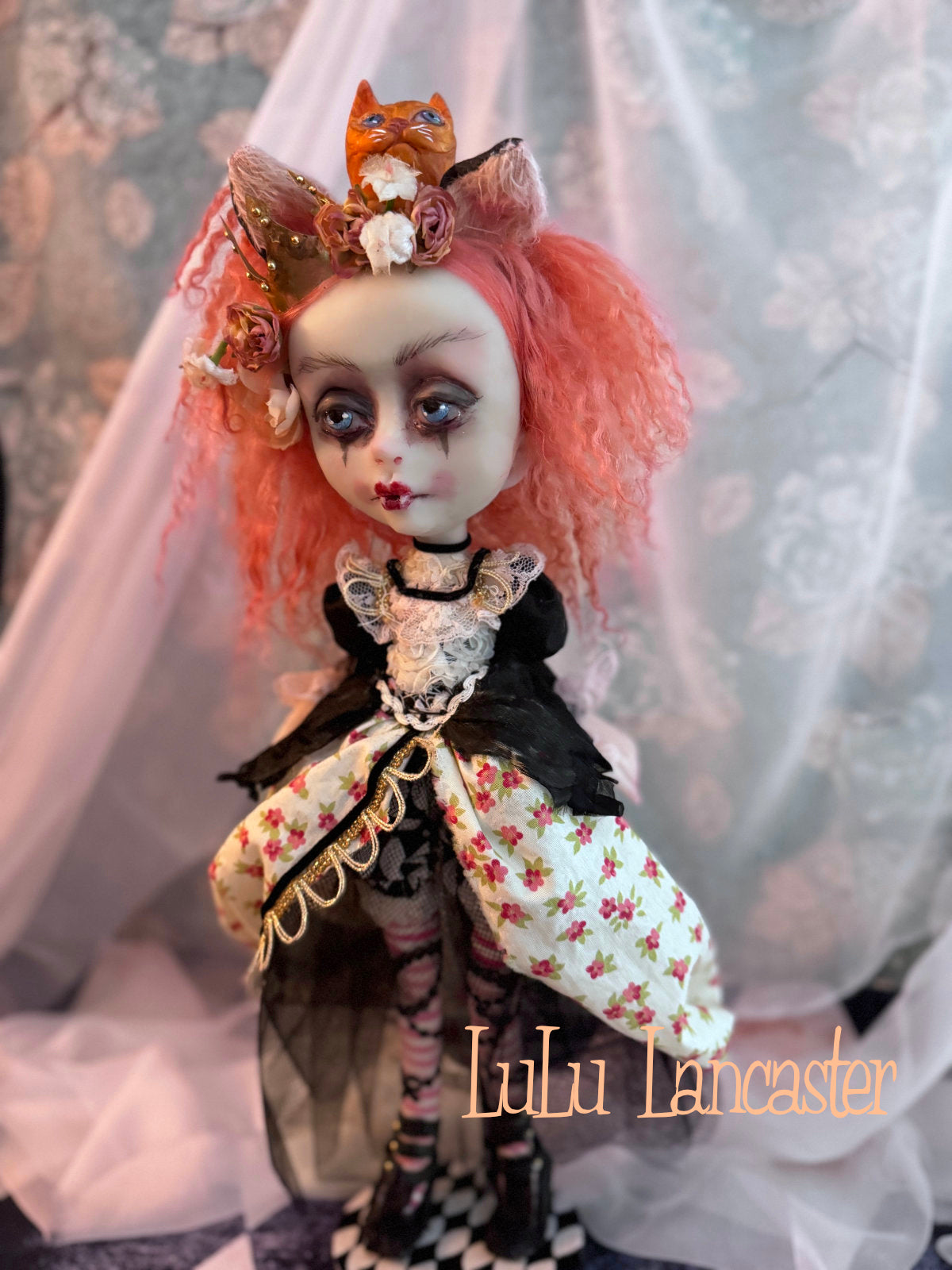 LallieCat Goth Original LuLu Lancaster Art Doll