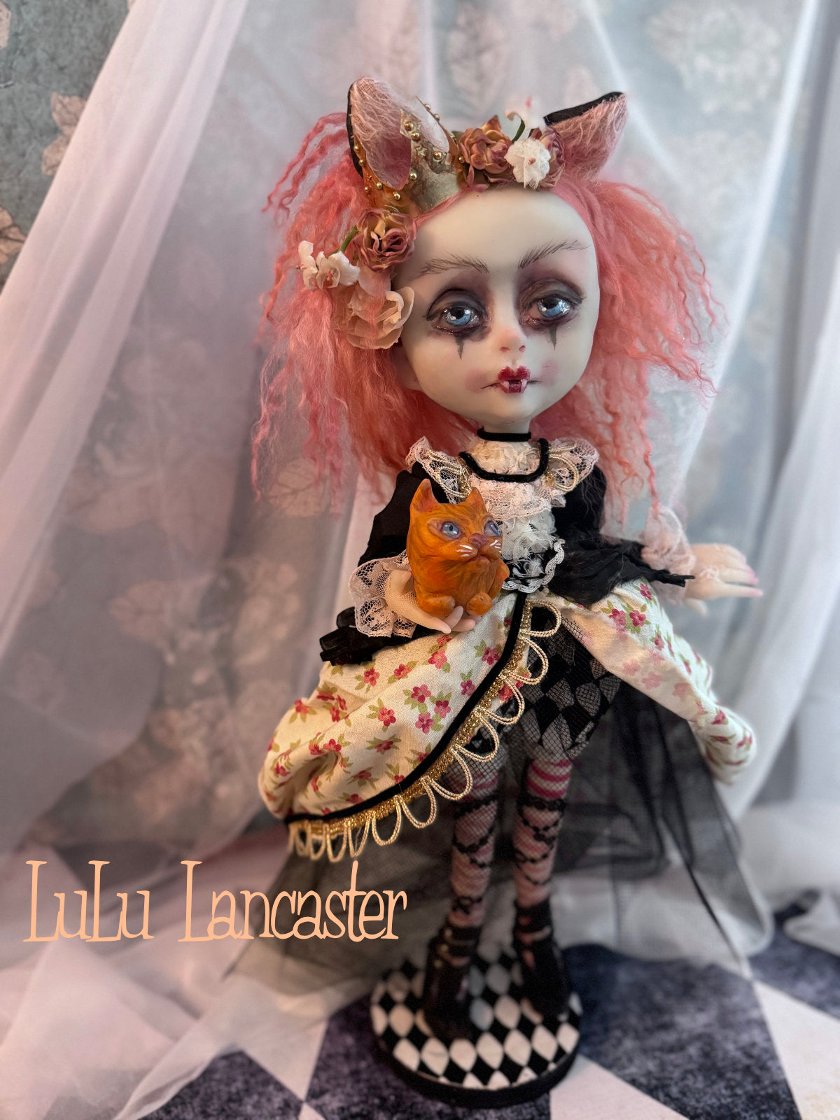 LallieCat Goth Original LuLu Lancaster Art Doll