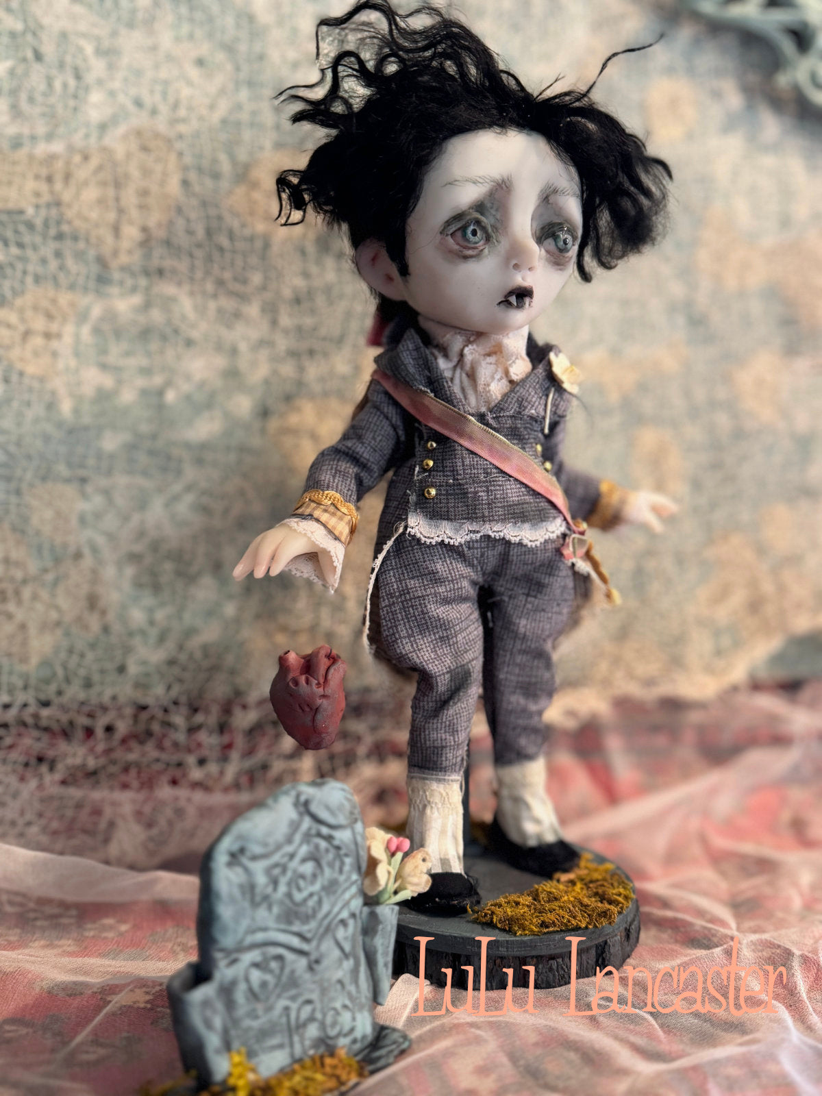 Little Lord Percival VonBite Valloween Vampire~ original Lulu Lancaster Art Doll