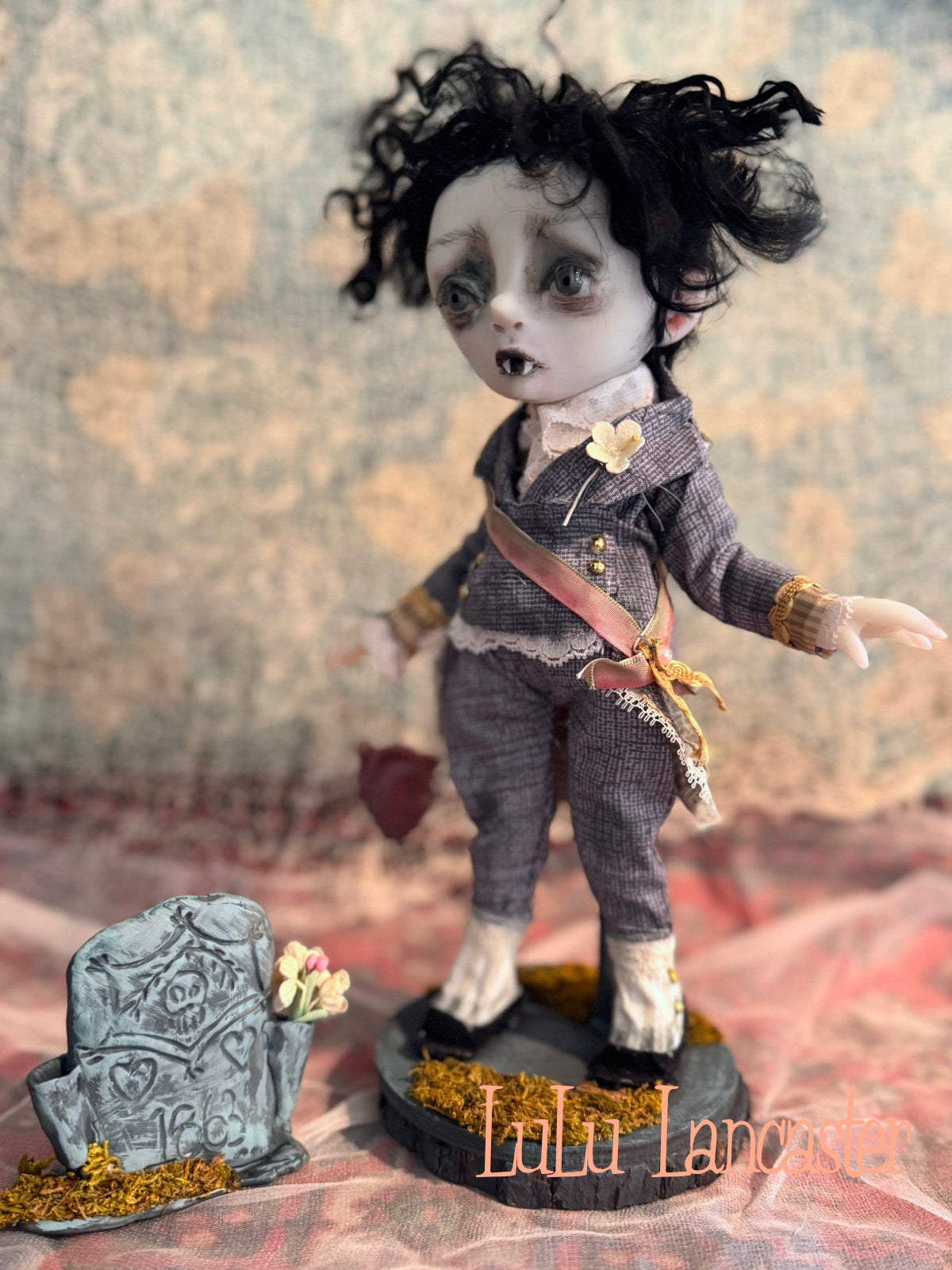 Little Lord Percival VonBite Valloween Vampire~ original Lulu Lancaster Art Doll