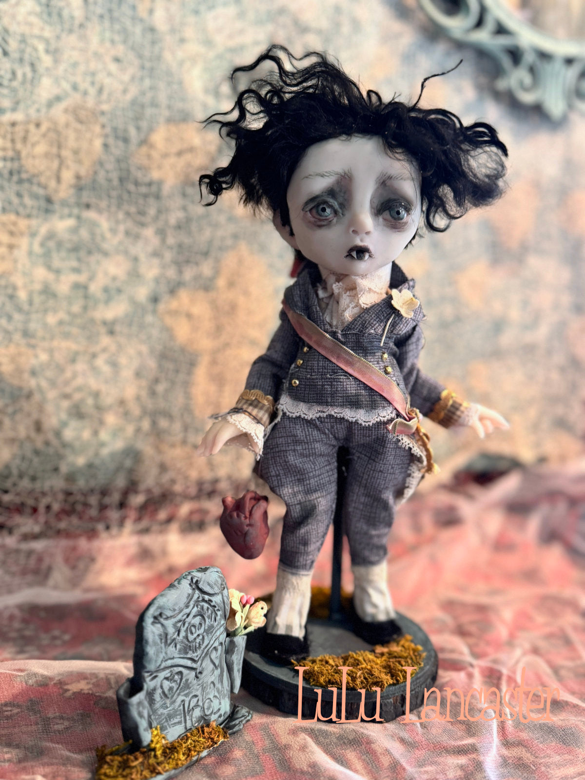 Little Lord Percival VonBite Valloween Vampire~ original Lulu Lancaster Art Doll