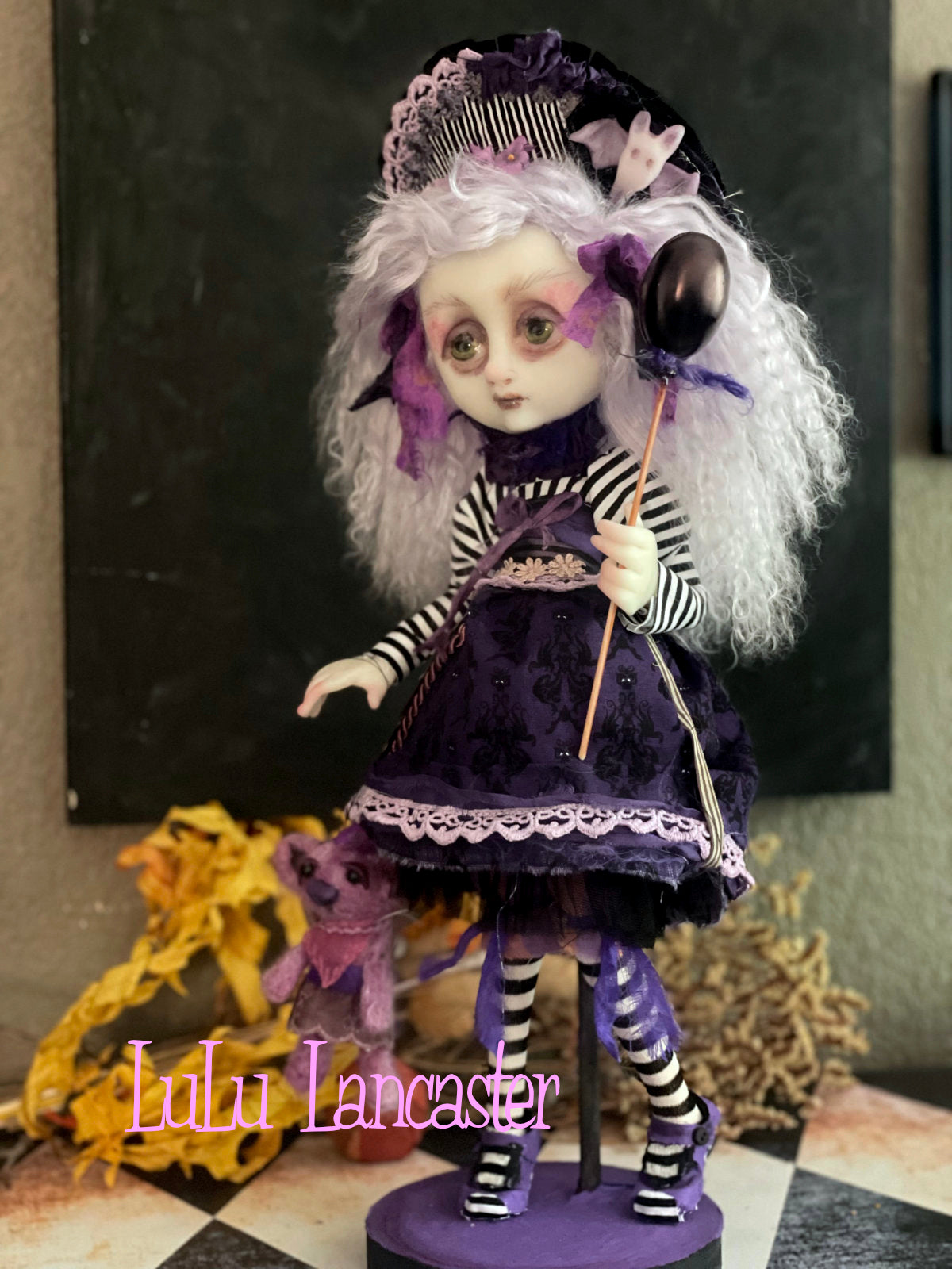 Lorellen Creepy Kid Original LuLu Lancaster Halloween Art Dolls