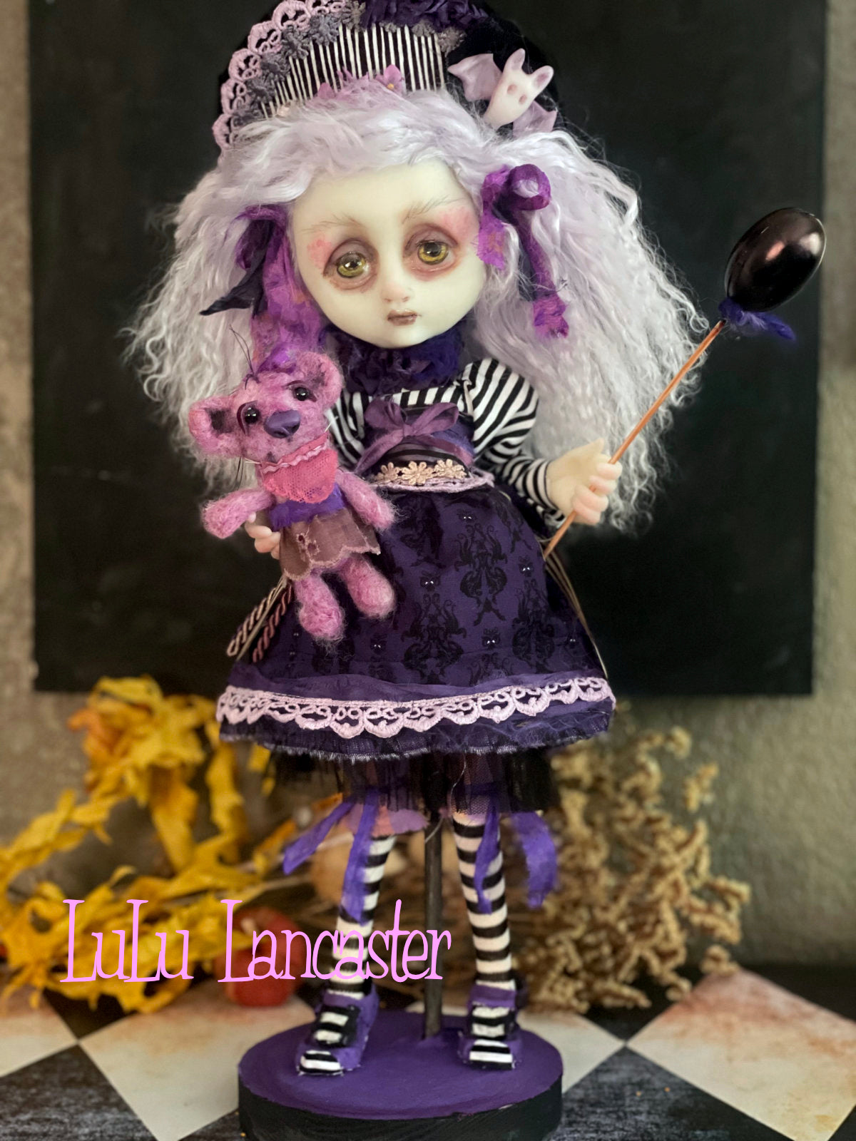 Lorellen Creepy Kid Original LuLu Lancaster Halloween Art Dolls