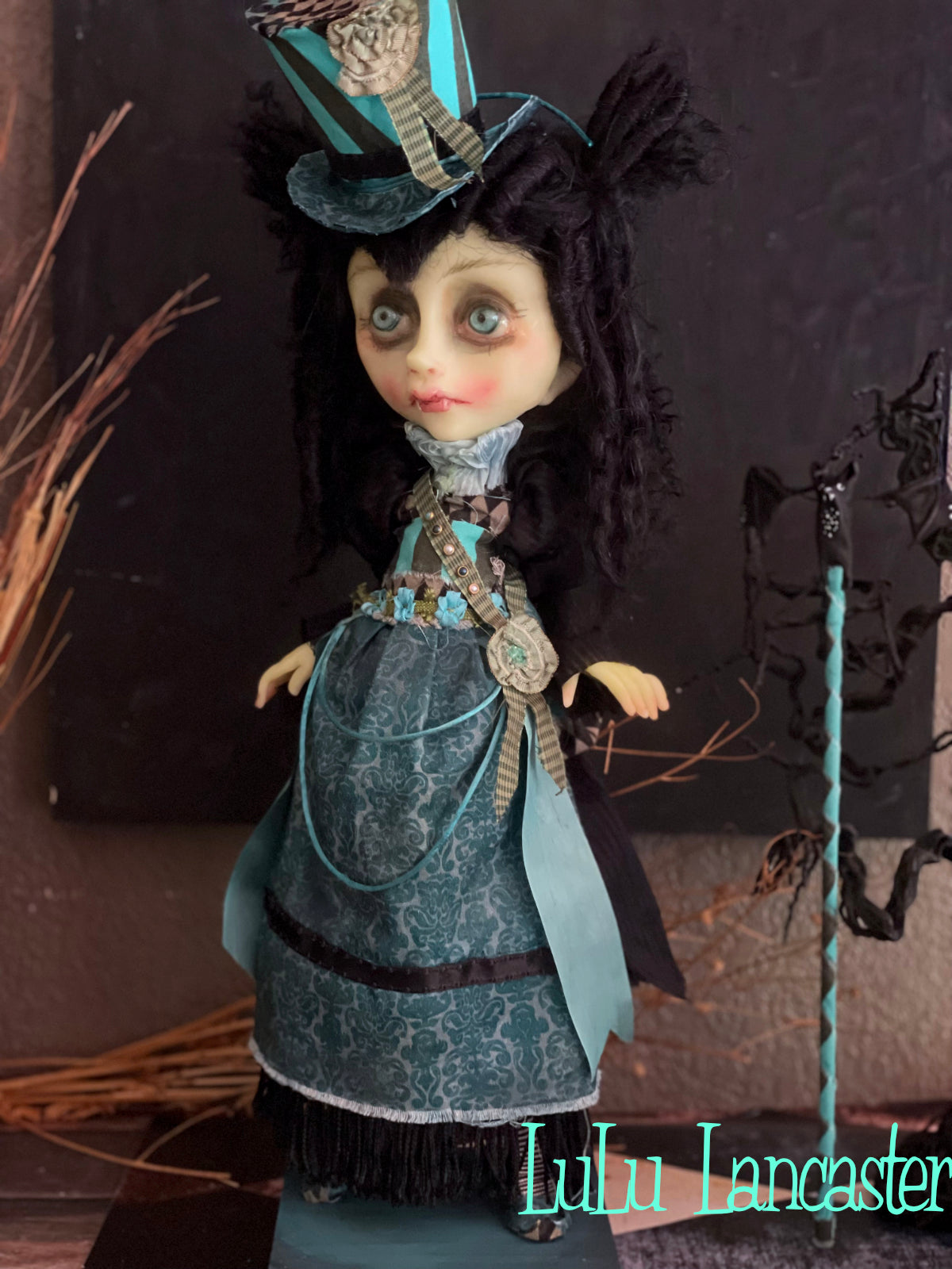 Luella The Victorian Vampire Original LuLu Lancaster Halloween Art Doll