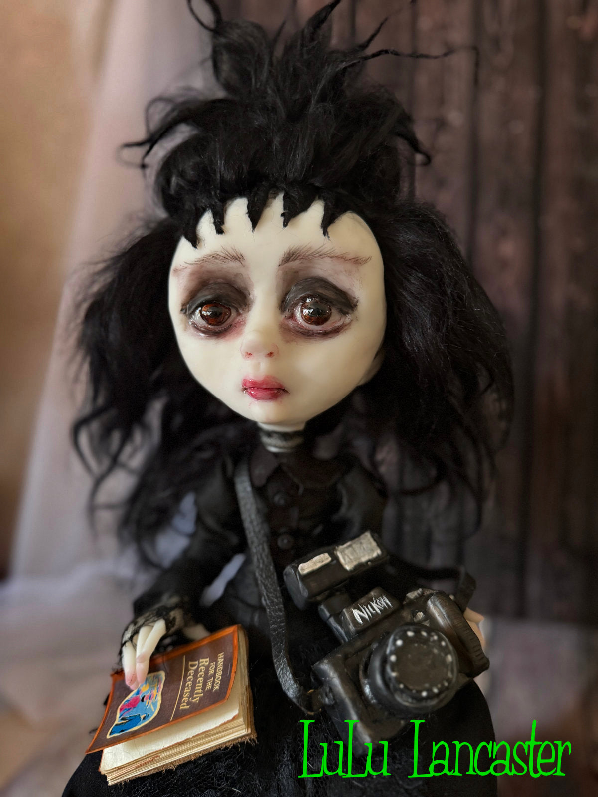 Lydia Deetz Sitter Original LuLu Lancaster Art Doll