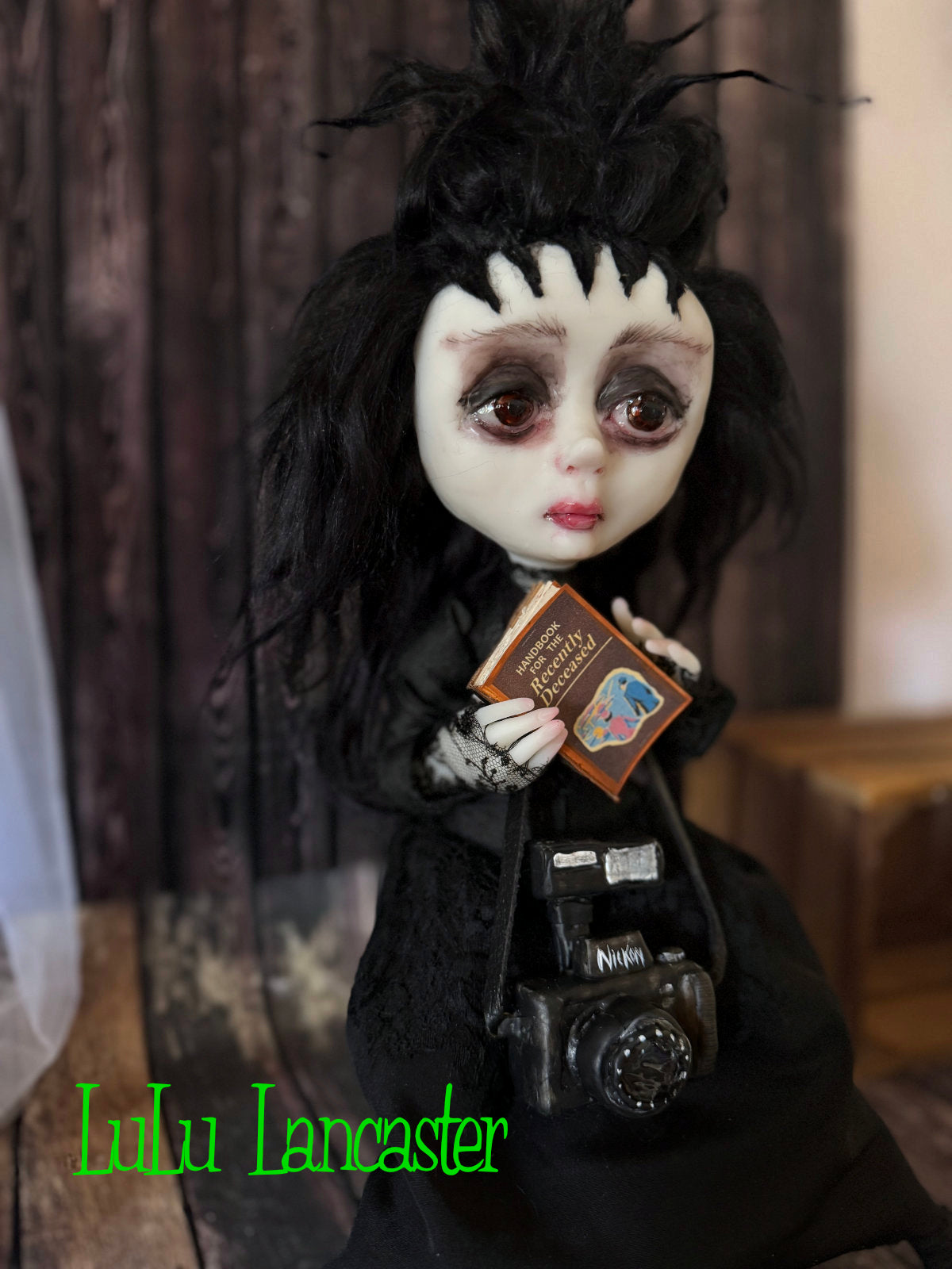 Lydia Deetz Sitter Original LuLu Lancaster Art Doll