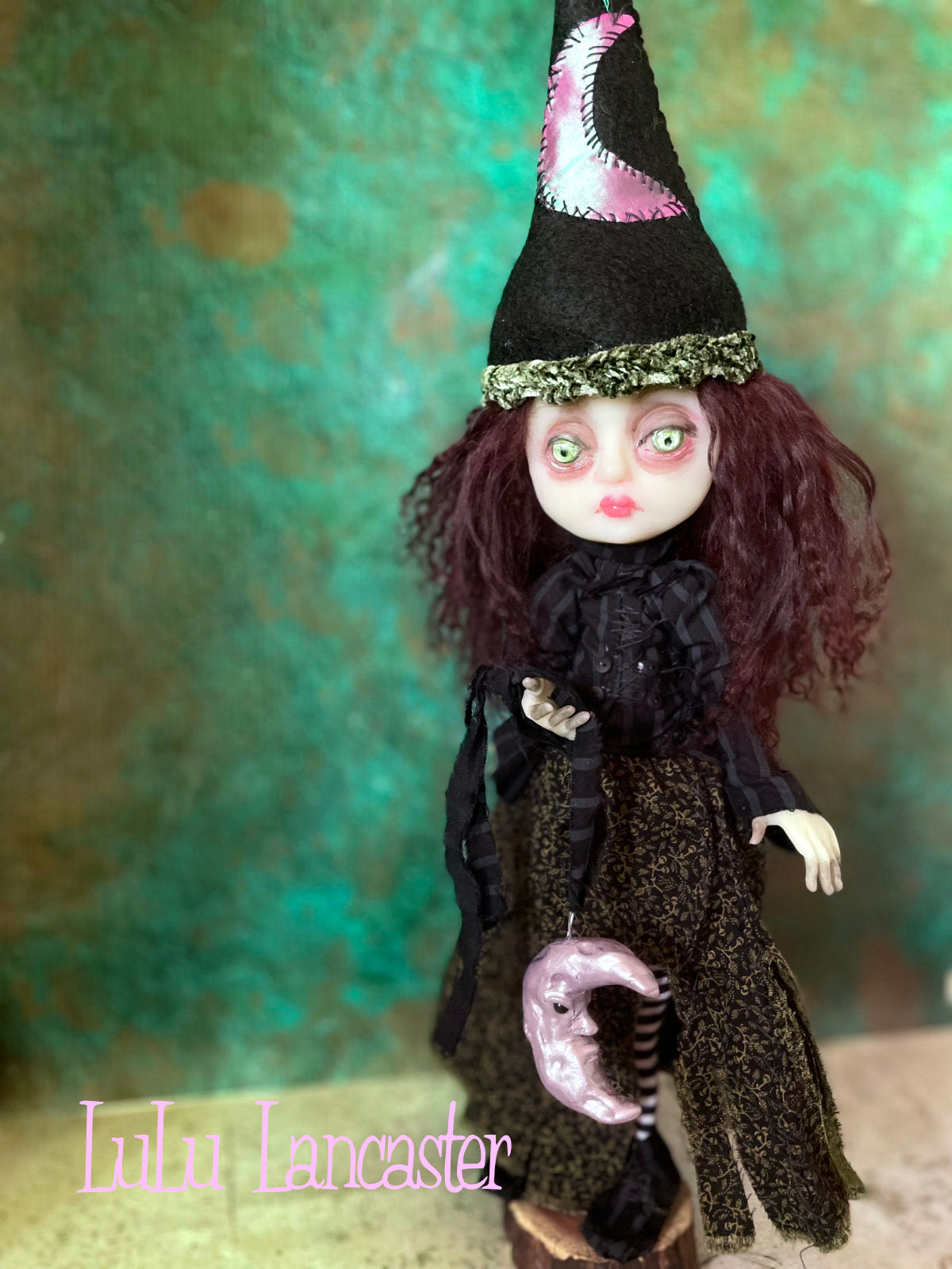 Lyra Witch of the Lavender Moon Coven Original LuLu Lancaster Art Doll