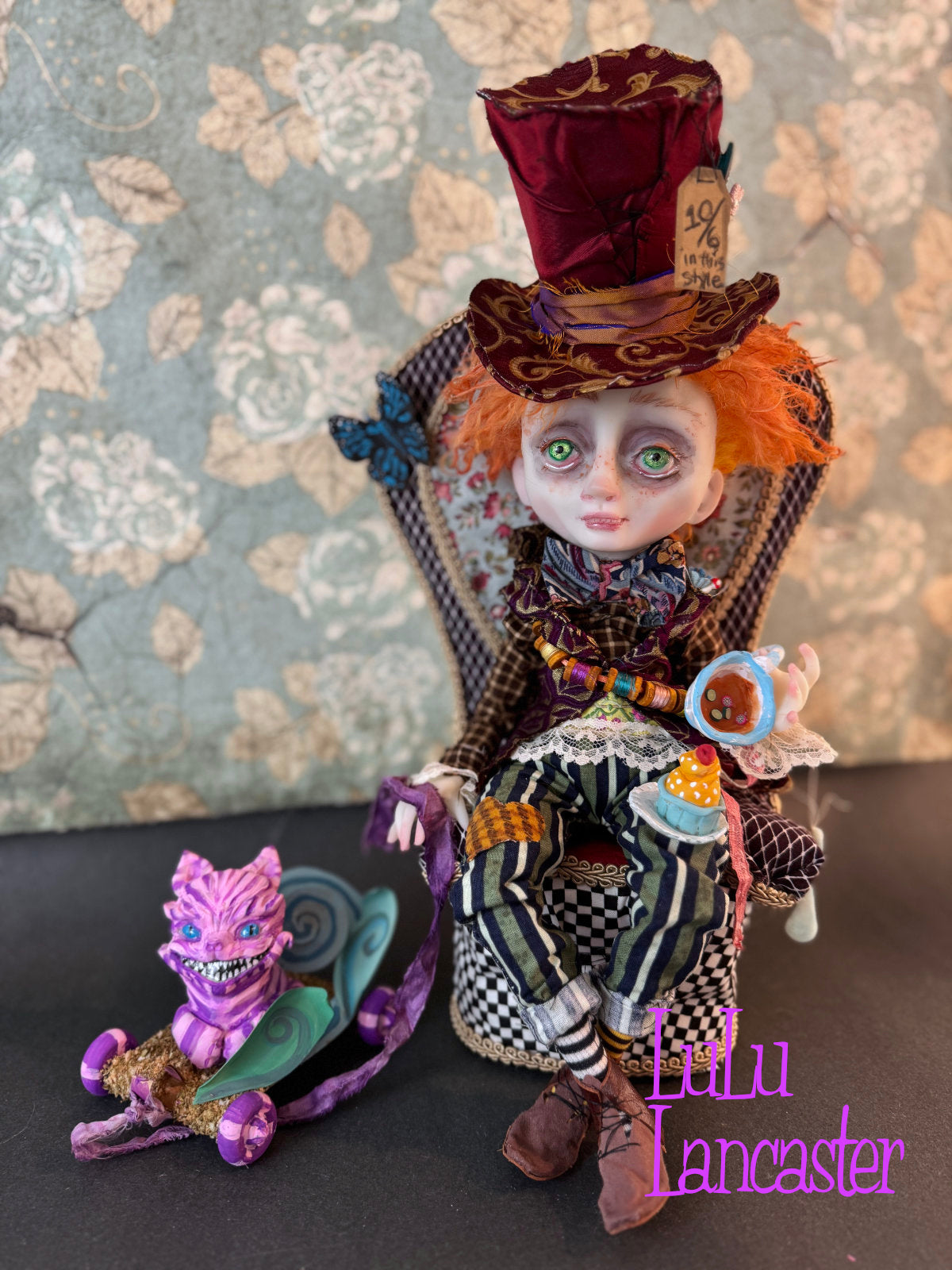 Mad Hatter Tea Time  ~ original Lulu Lancaster Art Doll