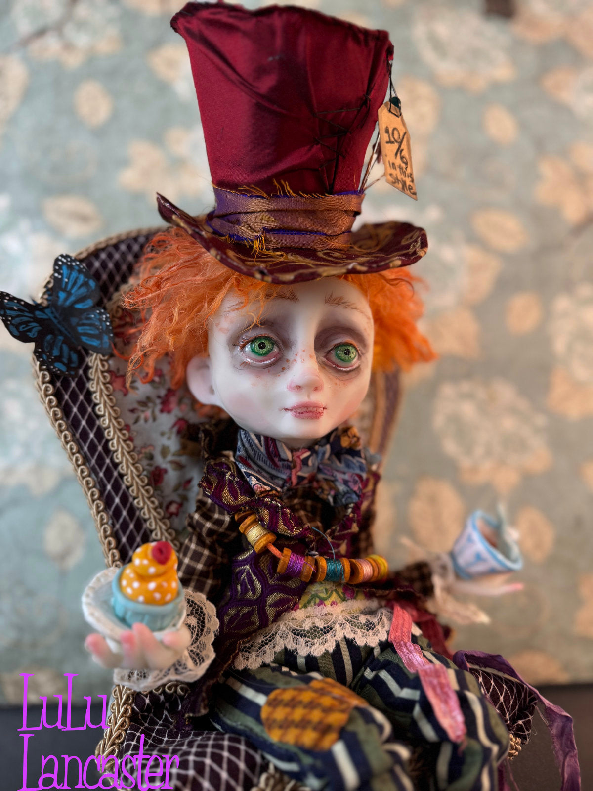 Mad Hatter Tea Time  ~ original Lulu Lancaster Art Doll