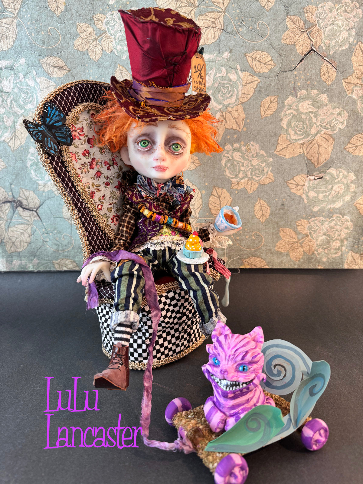 Mad Hatter Tea Time  ~ original Lulu Lancaster Art Doll