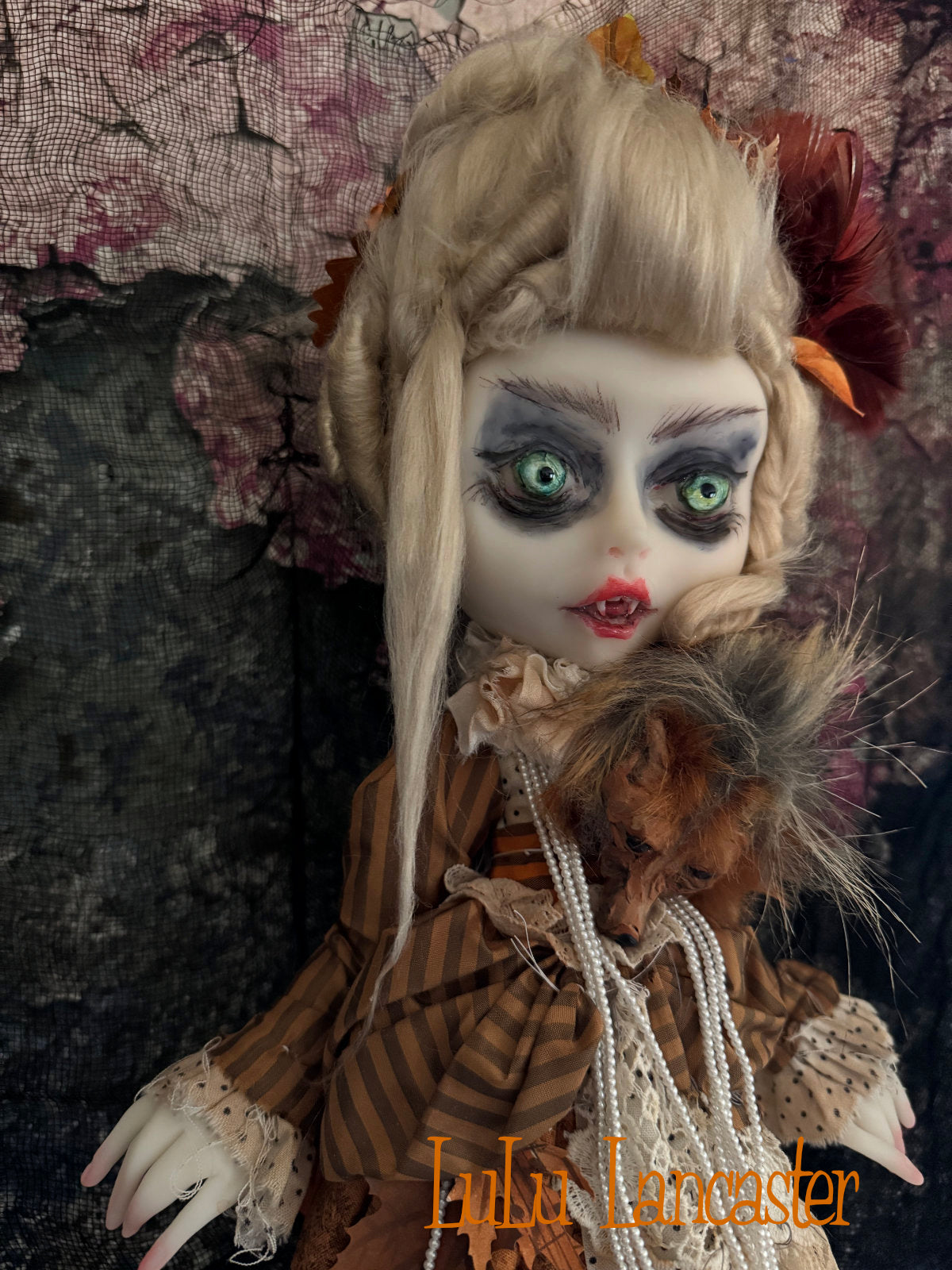 Maple Vampire Goth~Original LuLu Lancaster Art Doll