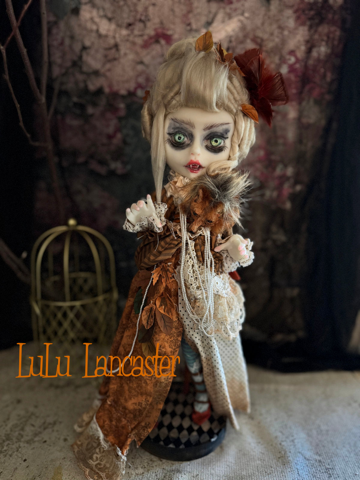 Maple Vampire Goth~Original LuLu Lancaster Art Doll