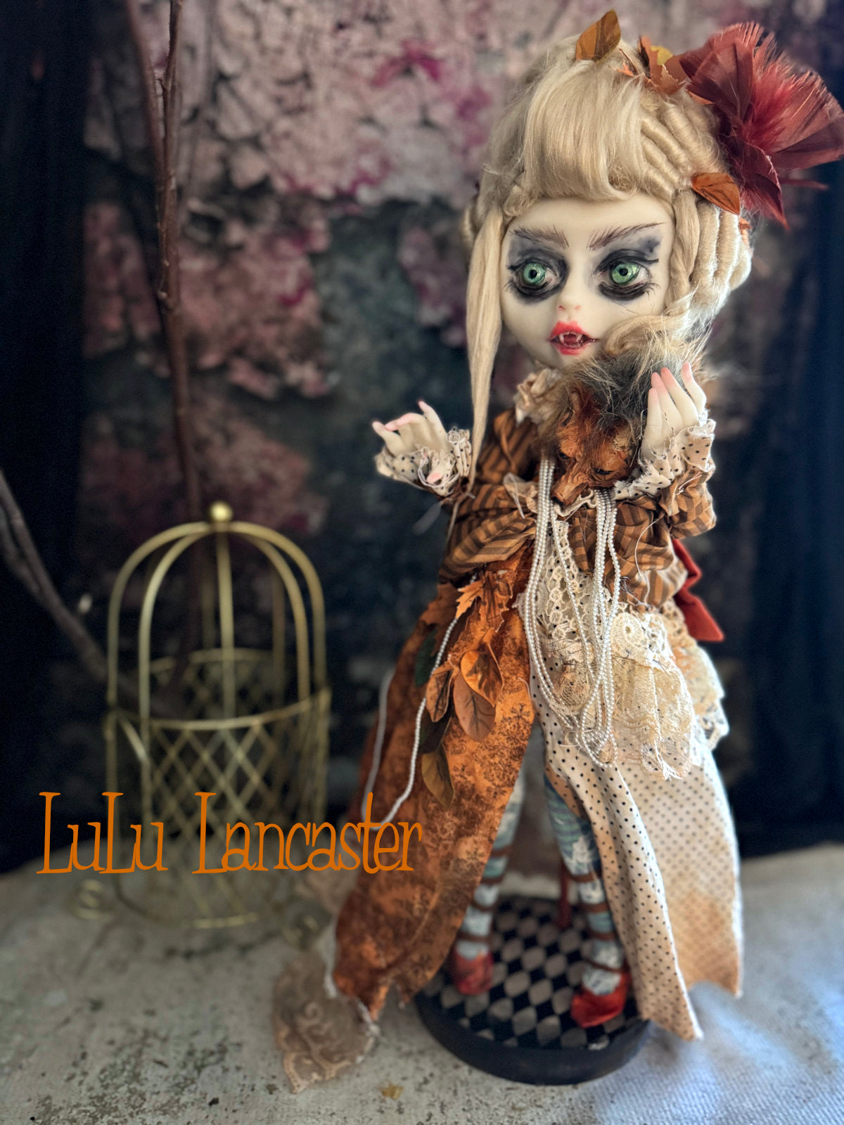Maple Vampire Goth~Original LuLu Lancaster Art Doll
