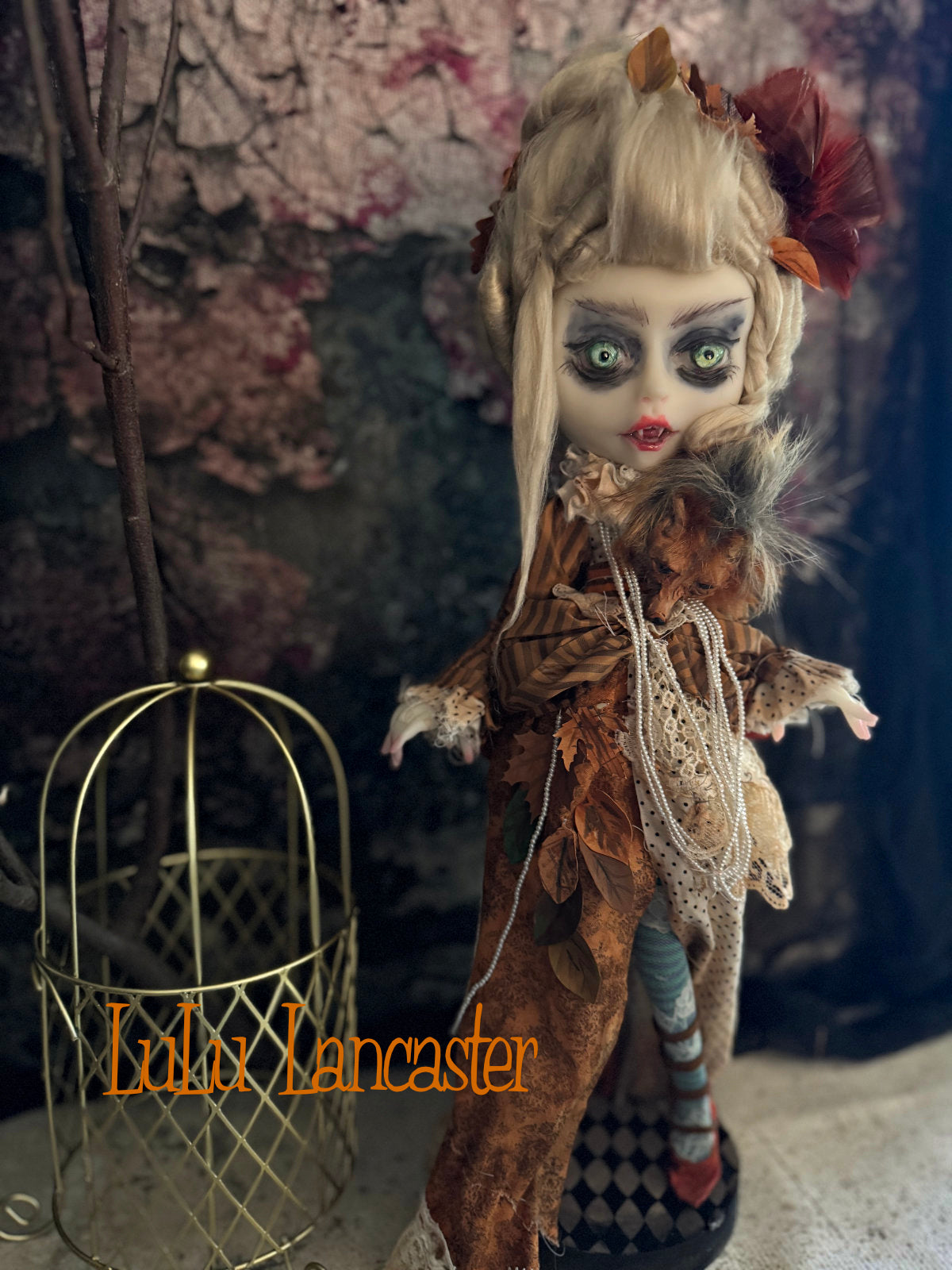 Maple Vampire Goth~Original LuLu Lancaster Art Doll