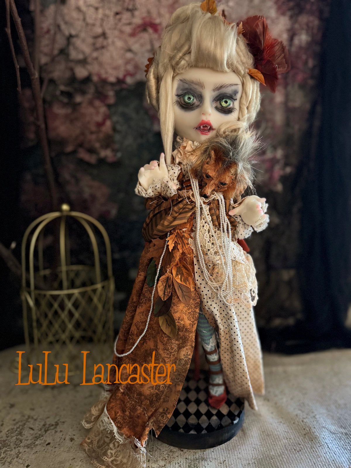 Maple Vampire Goth~Original LuLu Lancaster Art Doll