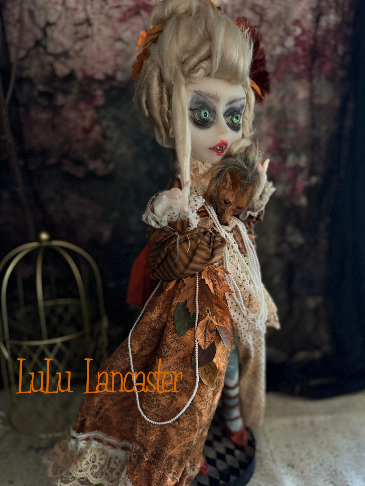 Maple Vampire Goth~Original LuLu Lancaster Art Doll