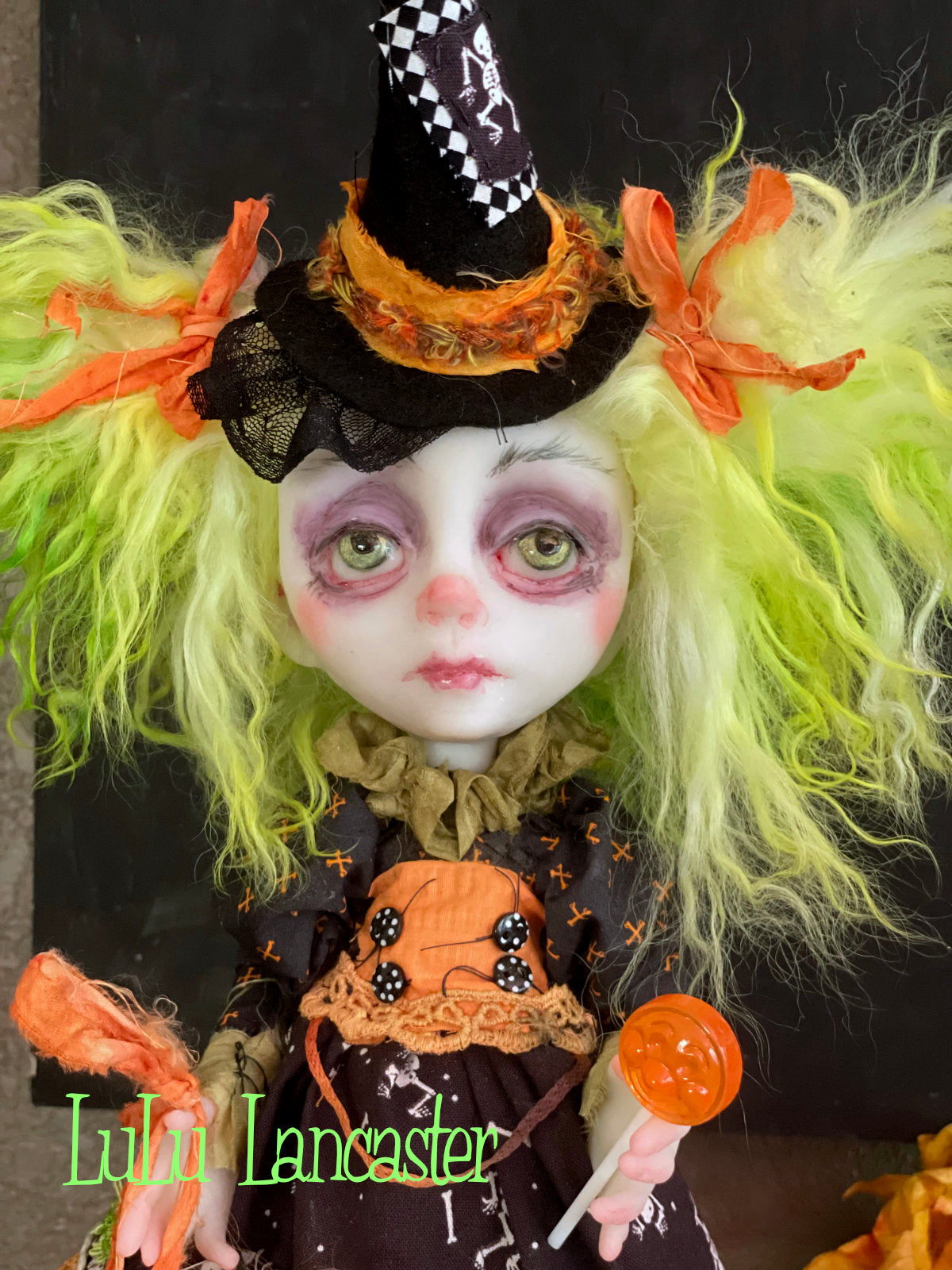 Margery Witch Original LuLu Lancaster Halloween Art Dolls