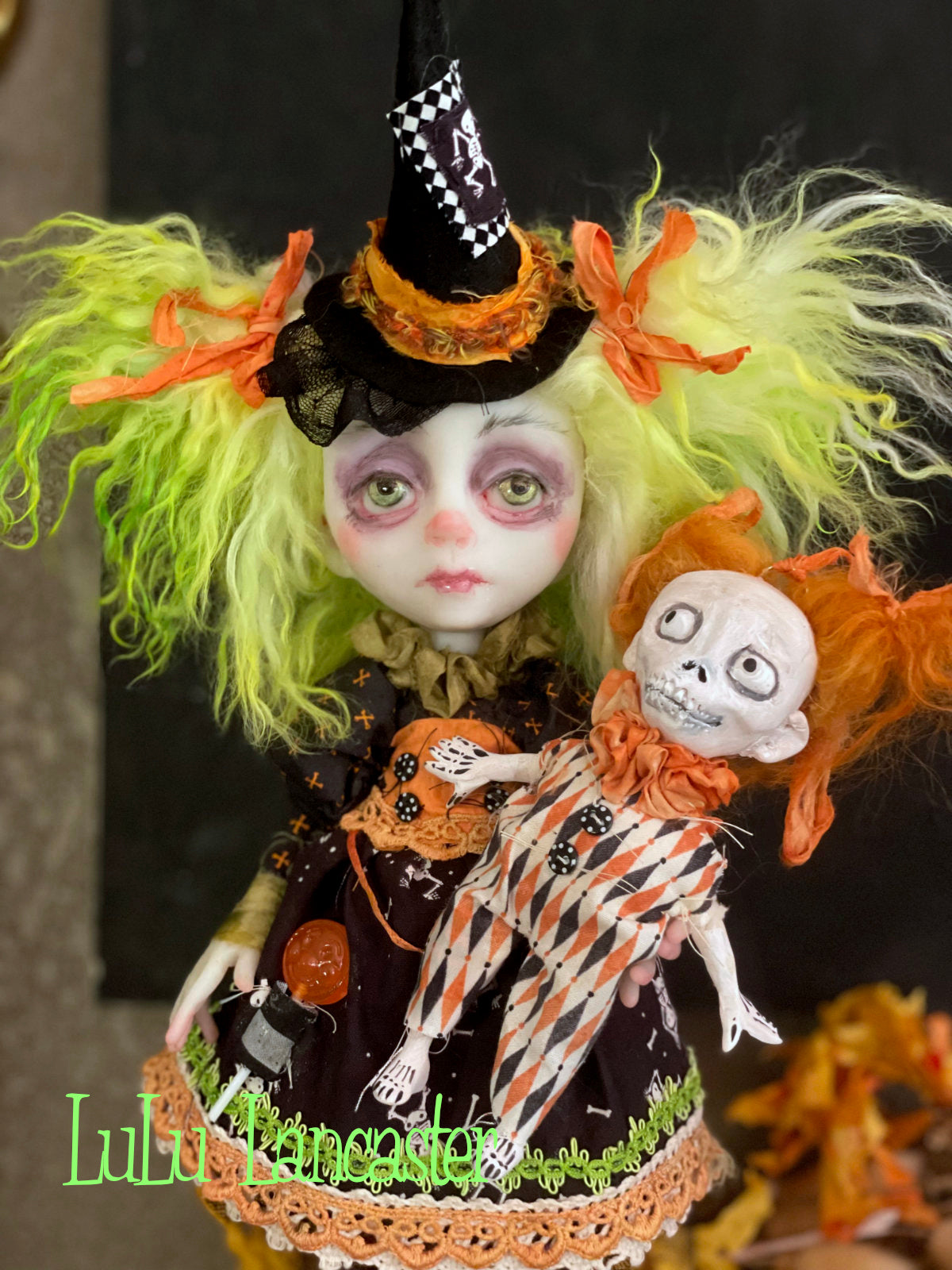 Margery Witch Original LuLu Lancaster Halloween Art Dolls