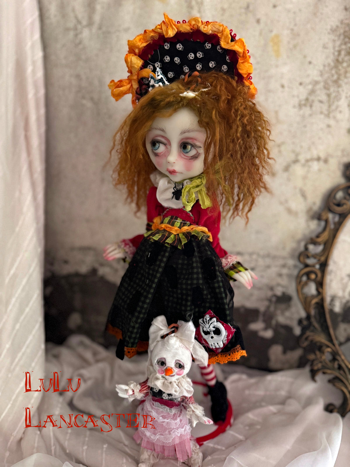 Marion Gothmas Gloomy halloween Christmas mash up Original LuLu Lancaster Art Doll