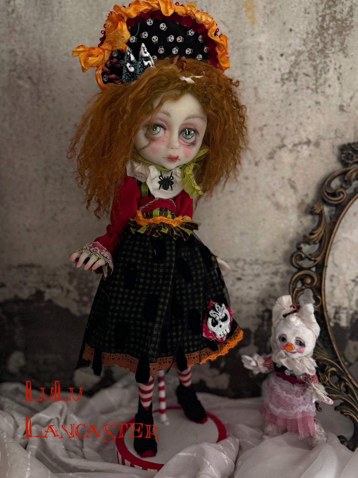 Marion Gothmas Gloomy halloween Christmas mash up Original LuLu Lancaster Art Doll