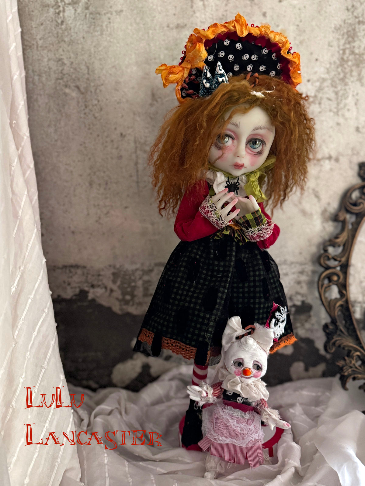 Marion Gothmas Gloomy halloween Christmas mash up Original LuLu Lancaster Art Doll