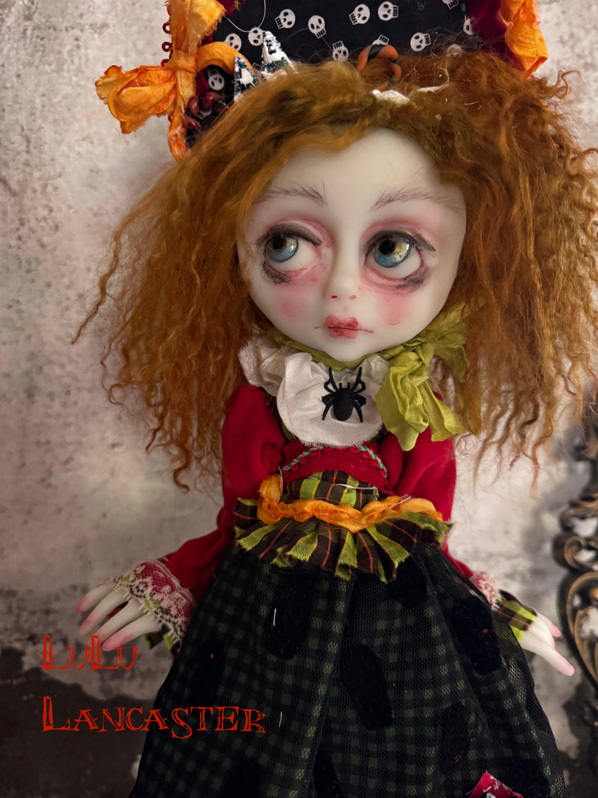 Marion Gothmas Gloomy halloween Christmas mash up Original LuLu Lancaster Art Doll