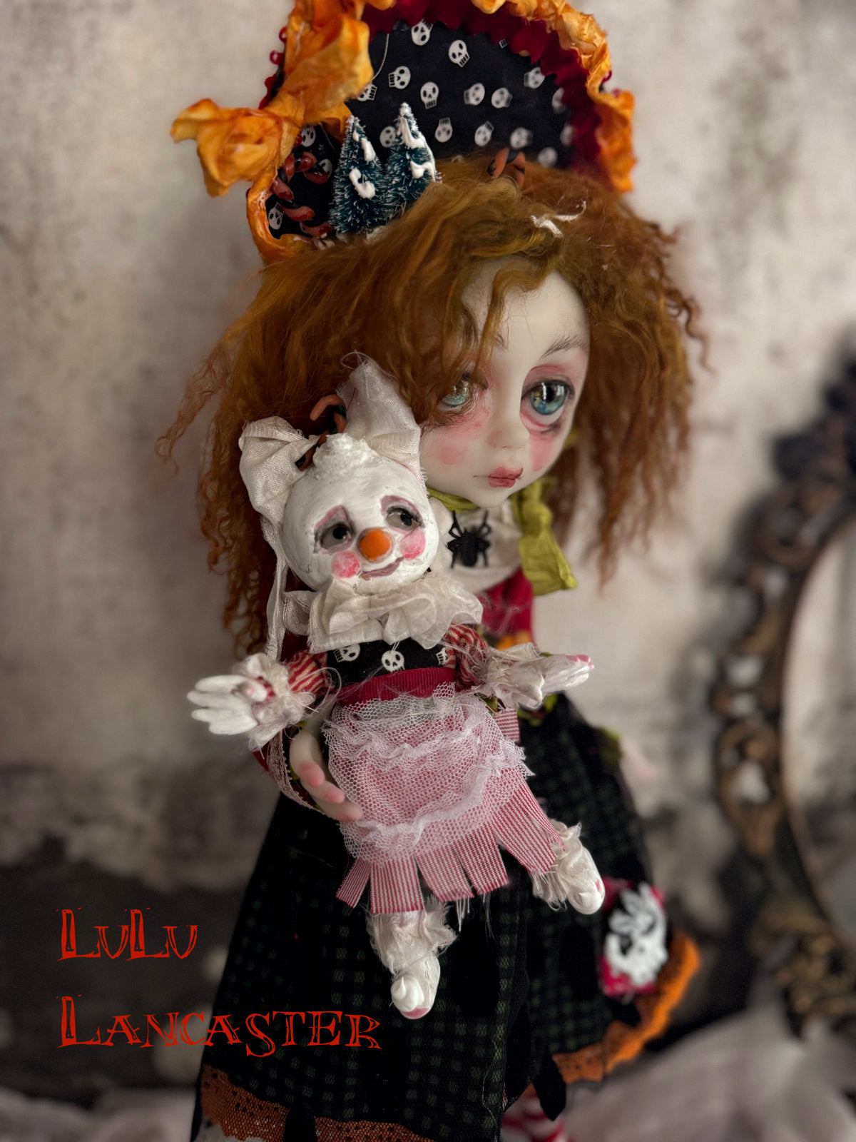 Marion Gothmas Gloomy halloween Christmas mash up Original LuLu Lancaster Art Doll