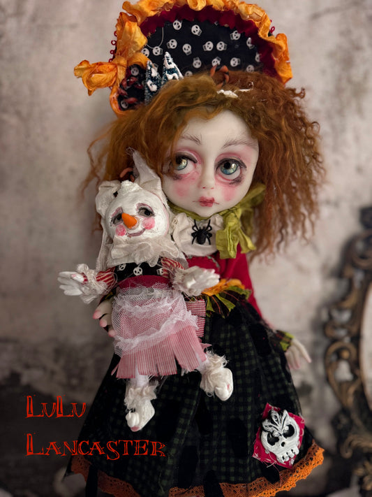 Marion Gothmas Gloomy halloween Christmas mash up Original LuLu Lancaster Art Doll